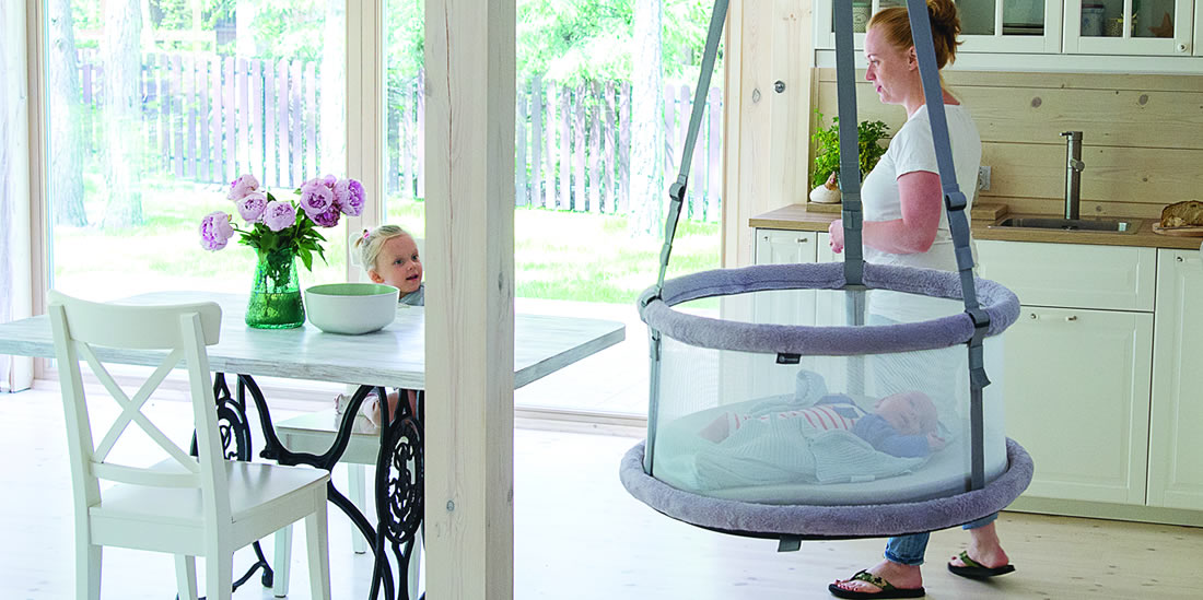 Kołyska Memola w kuchni